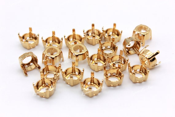 Settings Swarovski Gold Plating Ss39 8 16 8 41 Mm 1 Etsy