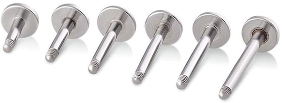 Externally cheap threaded labret