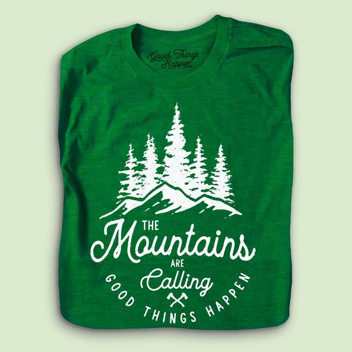Mountains are Calling camiseta senderismo camisa al aire libre Etsy