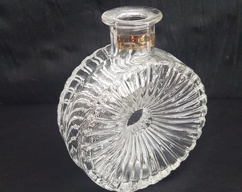 HELENA TYNELL 1/4 Clear 1394 "Sun Bottle" "Aurinkopullo" with - Finnish Vintage Collectible MCM Art Glass from Riihimäen Lasi, Finland