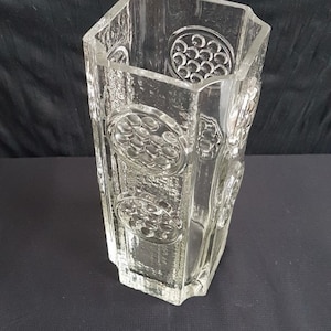 TAMARA ALADIN 1497 Heavy High &quot;Rondella&quot; - Finnish Vintage MCM Glass Design from Riihimäen Lasi, Finland