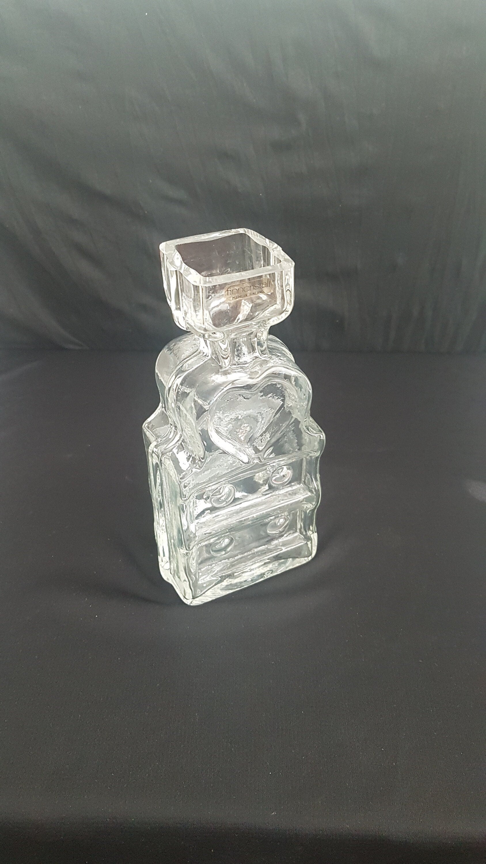 HELENA TYNELL 1306 Piironki Bureau Clear Vase Bottle - Finnish