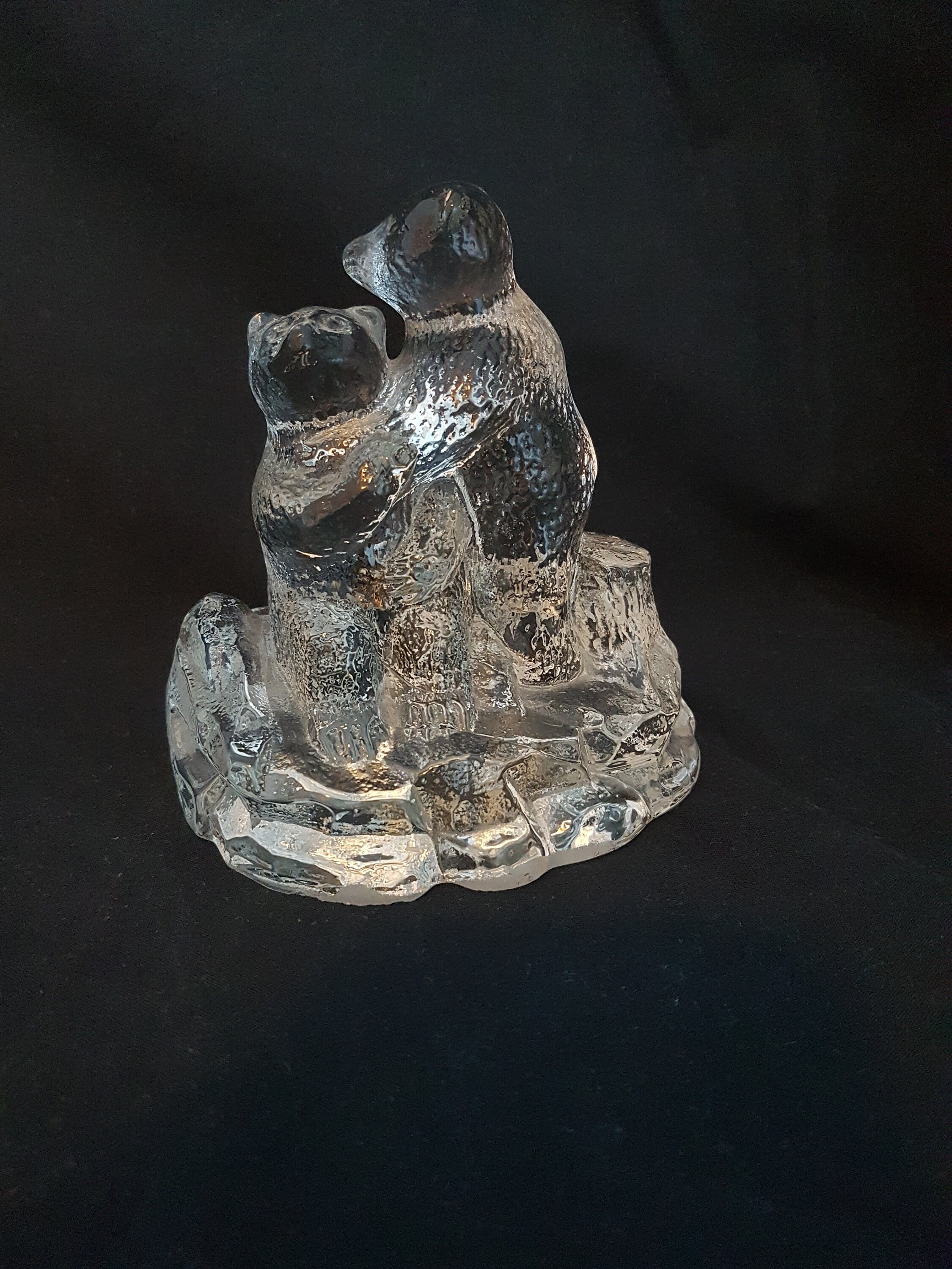 Glass Sculptures & Figurines Art & Collectibles Bergdala Sweden bear
