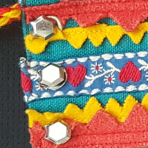 Reserved to R / DUODJI Vintage Sami Belt for shops a Young Person 60 cm / 23.62'' - Traditional Sami Handicraft from Swedish Lapland