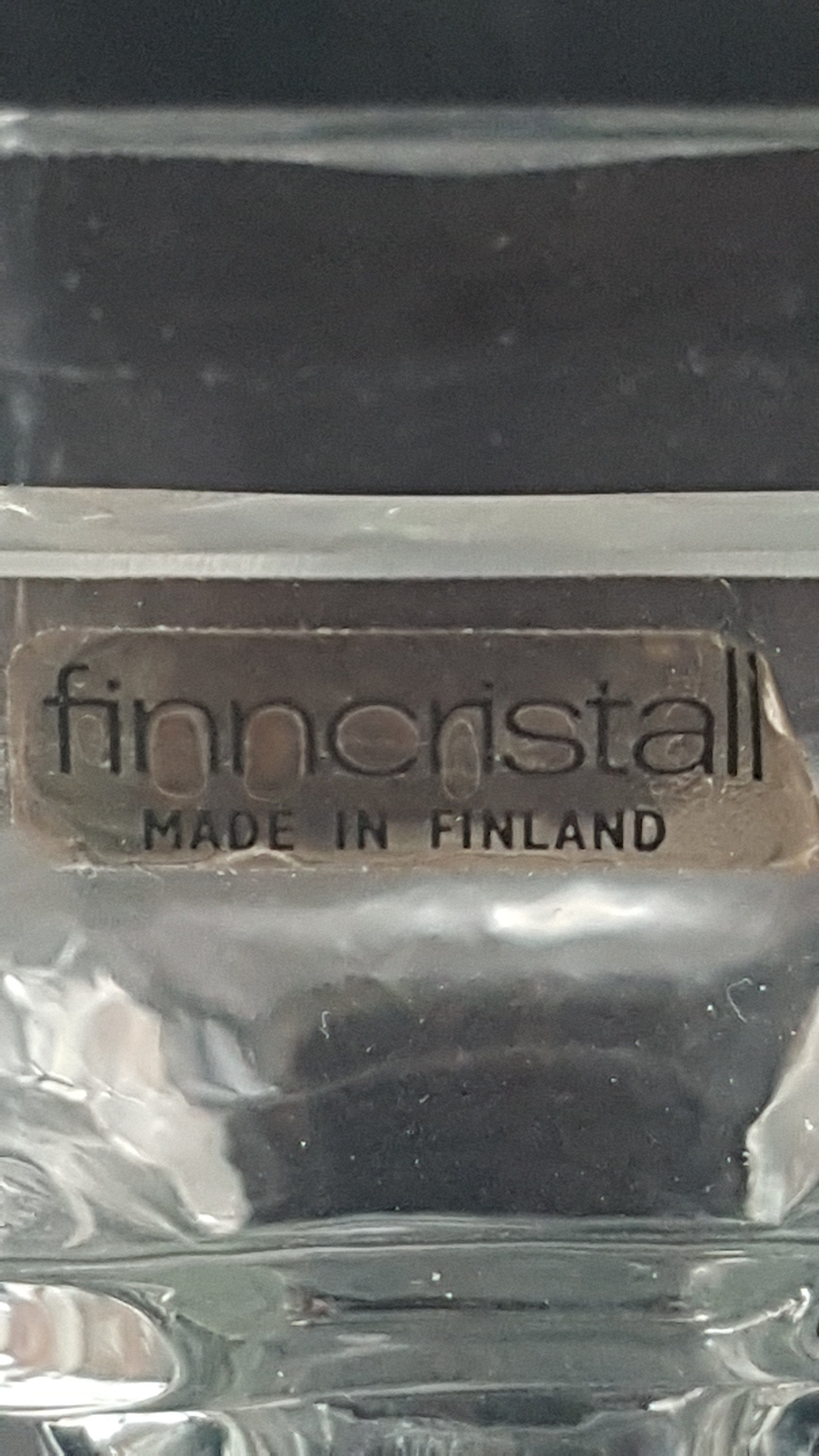 HELENA TYNELL 1306 Piironki Bureau Clear Vase Bottle - Finnish