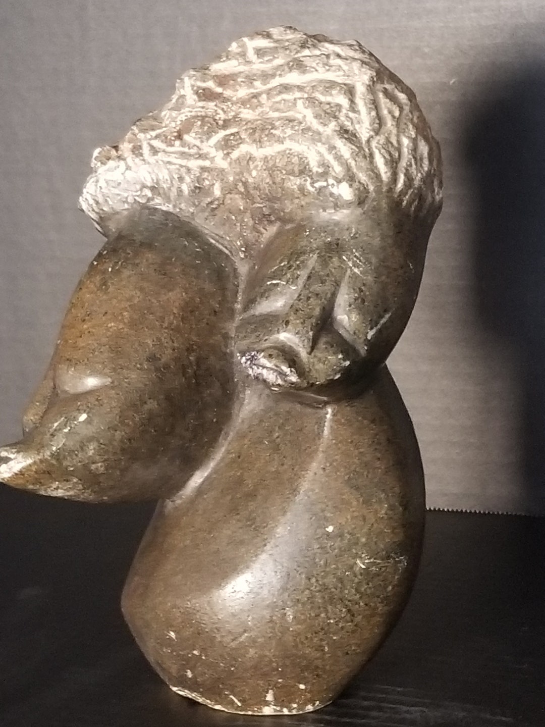 Vintage Zimbabwe Shona Stone Sculpture Etsy