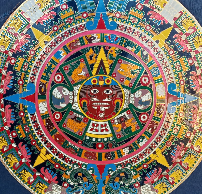 La Piedra Del Sol O Calendario Azteca image 2