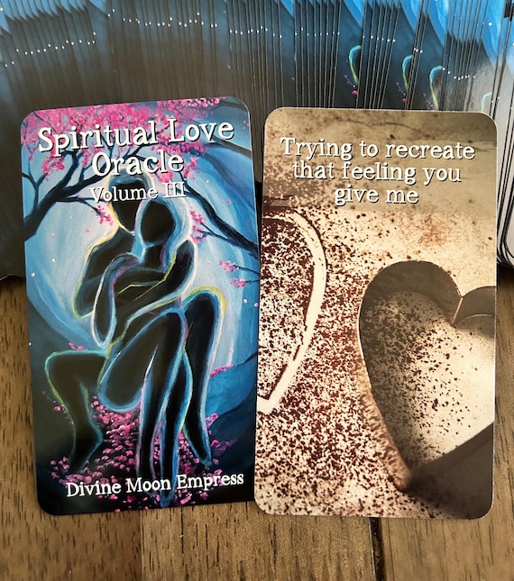 Spiritual Love Oracle Deck Vol III – 110 Action-Based Relationship Cards | Glossy Tarot-Sized Love Messages for Twin Flames & Soulmates