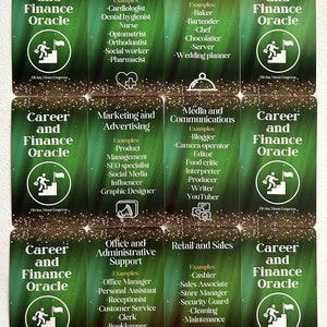 Career and Finance Oracle Deck [90 Cards] - Etsy