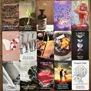 Spirituelles Liebe Orakel Deck | 110 Tarot-Hochglanzkarten für die Führung durch die göttliche Liebe, Zwillingsflamme, Seelenpartner, spirituelles Erwachen, Schattenarbeit Bild 7