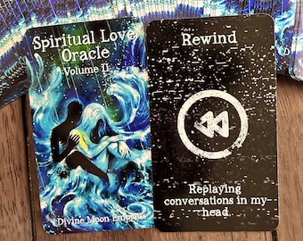 Spiritual Love Oracle Volume II | Emotional Relationship Deck | 110 Tarot Size Cards | Couples & Self-Love Messages