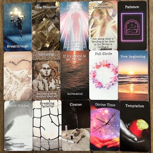 Spirituelles Liebe Orakel Deck | 110 Tarot-Hochglanzkarten für die Führung durch die göttliche Liebe, Zwillingsflamme, Seelenpartner, spirituelles Erwachen, Schattenarbeit Bild 4