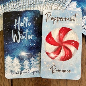 Hello Winter Oracle Deck | 50-Card Seasonal & Holiday Divination Deck for Love and Life