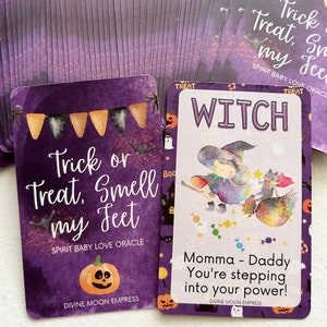Trick or Treat, Smell my Feet Spirit Baby Love Oracle [50 cards]