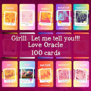 Girlll... Let Me Tell You!!! Oracle Deck | Bold & Sassy Love Messages for Every Connection
