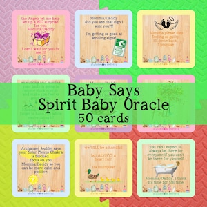 Baby Says Spirit Baby Messages Oracle Deck
