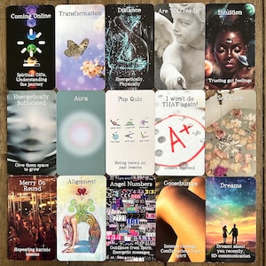 Spirituelles Liebe Orakel Deck | 110 Tarot-Hochglanzkarten für die Führung durch die göttliche Liebe, Zwillingsflamme, Seelenpartner, spirituelles Erwachen, Schattenarbeit Bild 6