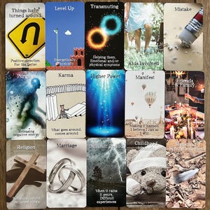 Spirituelles Liebe Orakel Deck | 110 Tarot-Hochglanzkarten für die Führung durch die göttliche Liebe, Zwillingsflamme, Seelenpartner, spirituelles Erwachen, Schattenarbeit Bild 8