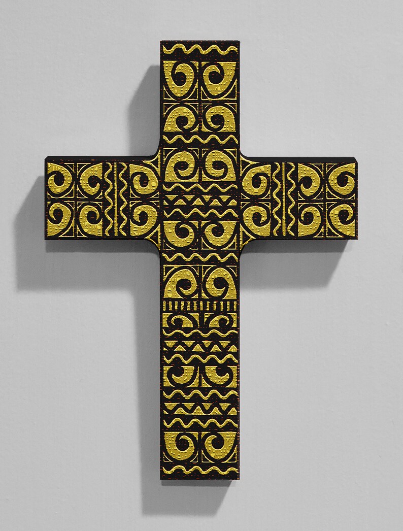 African Style Wooden Cross Wall Hanging Etsy Hong Kong