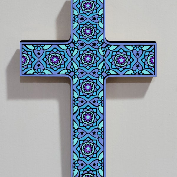 Hand Made Decorative Wall Art Wood Cross