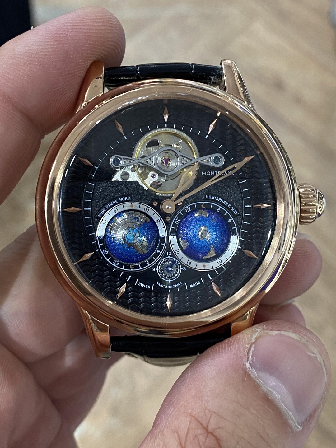 Relojes Montblanc Tourbillon Cylindrique Geo Relojes Automaticos Etsy Espana