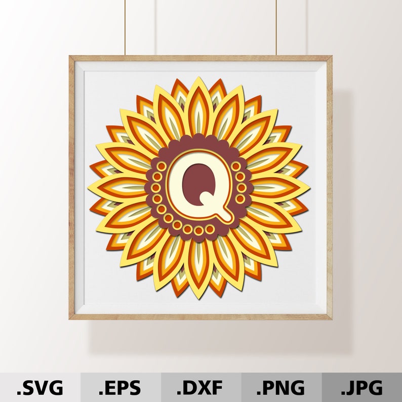 Free Free Layered Mandala Letters Svg 911 SVG PNG EPS DXF File