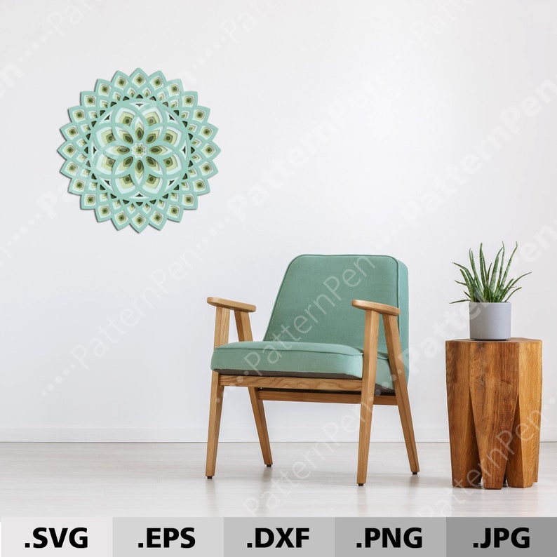 Download 3d Mandala SVG files for cricut. Layered Mandala svg ...