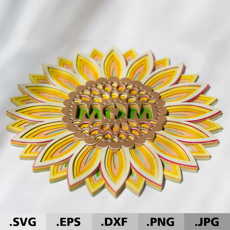 Free Free 114 Sunflower Mandala Cricut SVG PNG EPS DXF File