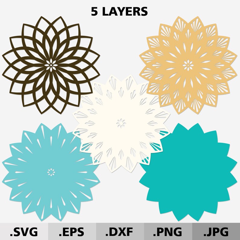 Free Free Free Cricut Layered Mandala Designs 197 SVG PNG EPS DXF File