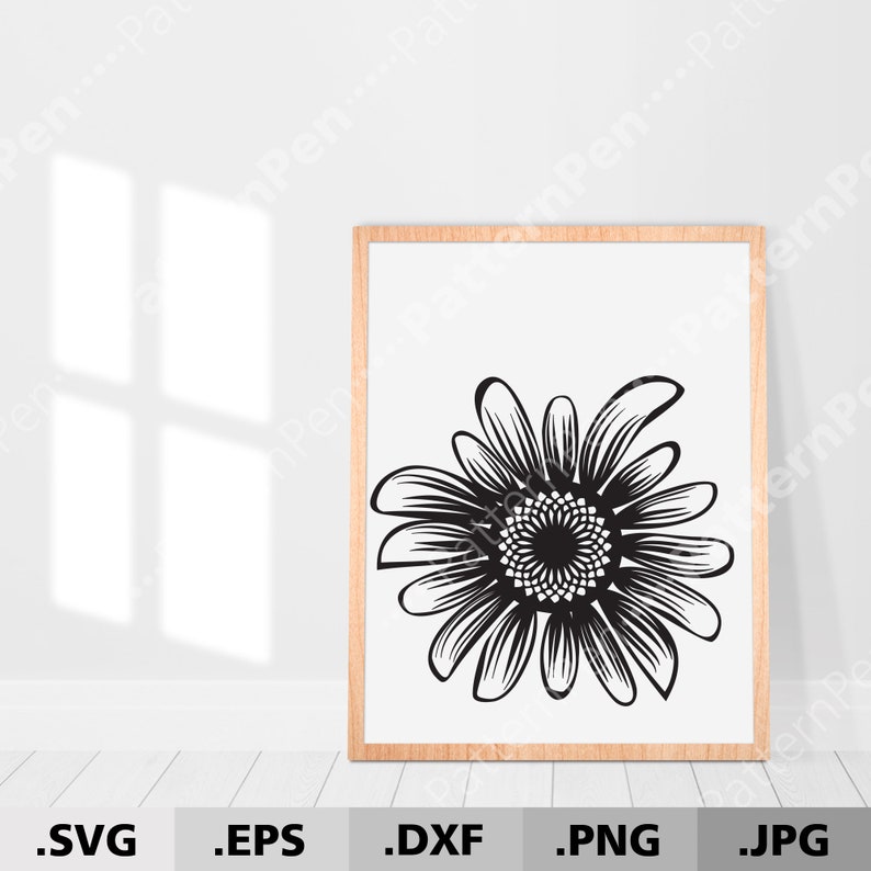 Download Sunflower SVG cut files for Cricut Silhouette. Fall svg flower | Etsy