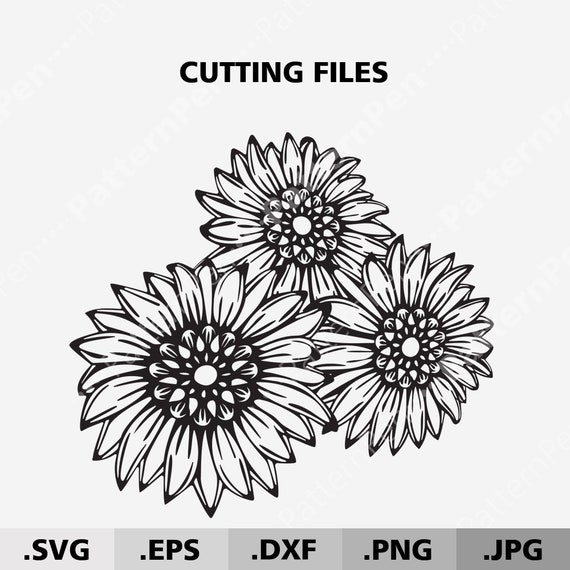 Free Free 230 Svg Cricut Sunflower Simple Sunflower Svg SVG PNG EPS DXF File