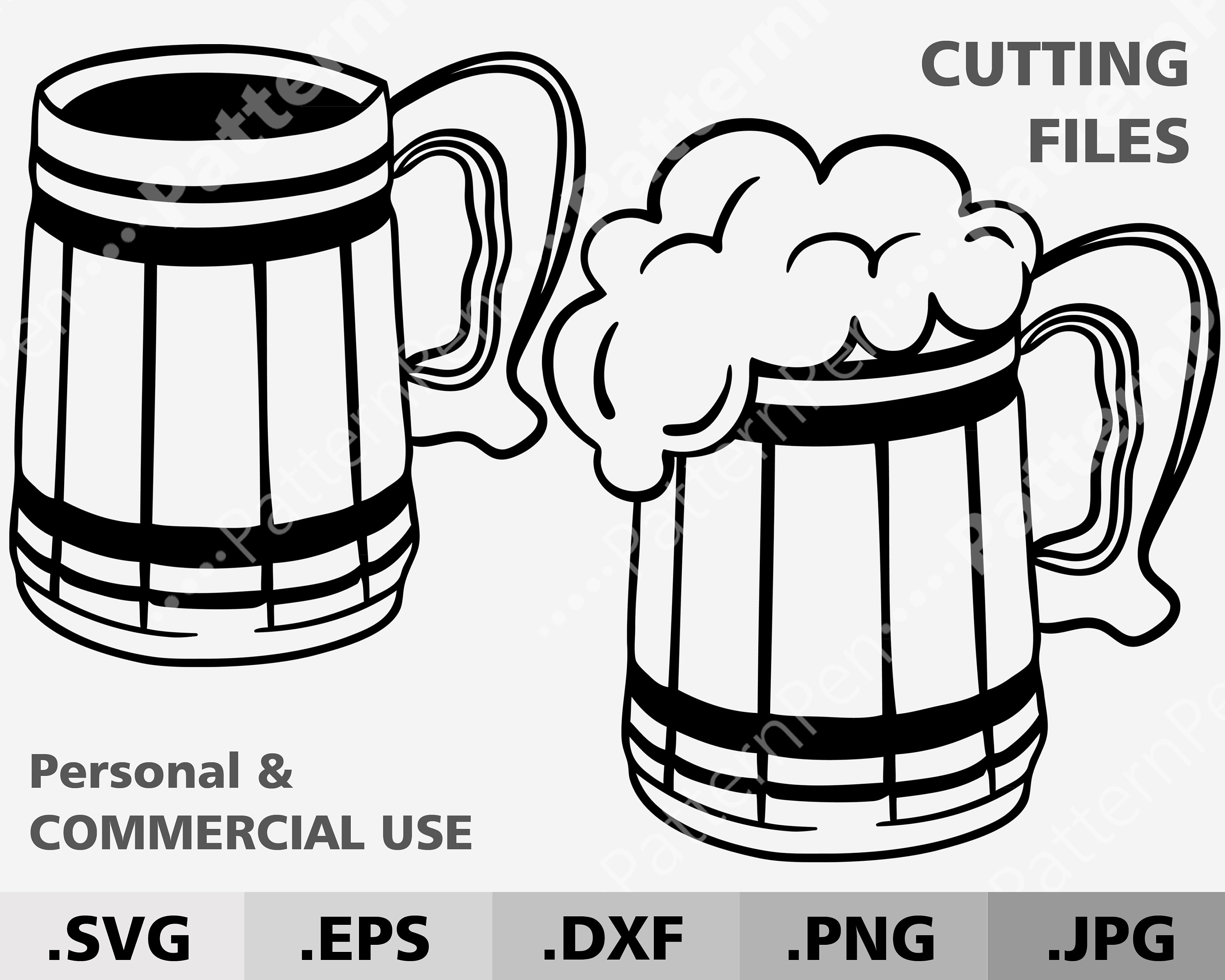Beer Stein Silhouette