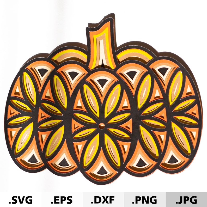 Download 3D Layered Fall Bundle SVG files for Cricut. 3D Mandala ...