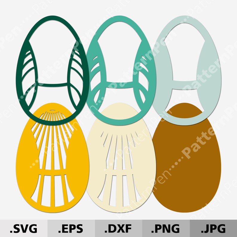 Download Layered Mandala Svg Digital Vector Download Files For Cutting Machine Cricutsilhouette 3d Mandala Easter Eggs Bundle Svg Files For Cricut Paper Craft Supplies Tools