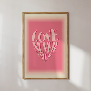 Love Wall Art Print, Bold Love Print, Modern Typography Print, Home Decor, Quote Art Print, Typography Prints, Romantic Prints, Love