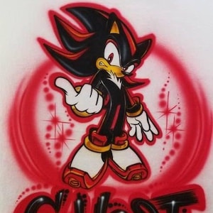 Personalized Custom Airbrushed Shadow Shirt (Size 2T - Adult 5XL)