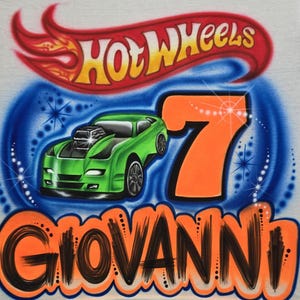 Personalized Custom Race Car Birthday Shirt with Name and Number (Size 2T - Adult 5XL)