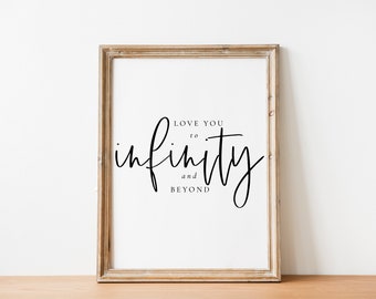 Love You To Infinity Etsy
