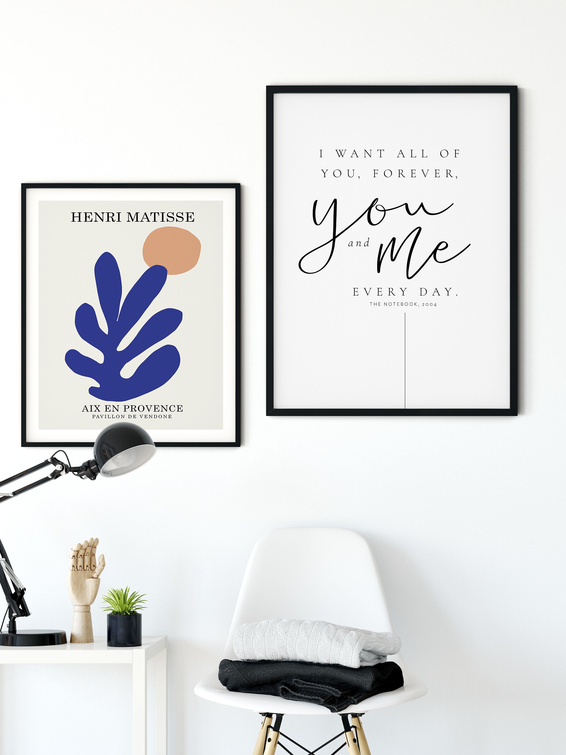 The Notebook QUOTE I Want All of You Forever You and Me Etsy