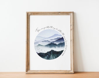 Cita de C.S. Lewis, Hay cosas mucho, mucho mejores por delante, Impresión motivacional, Póster inspirador, Decoración del hogar con arte de pared, Cita motivacional
