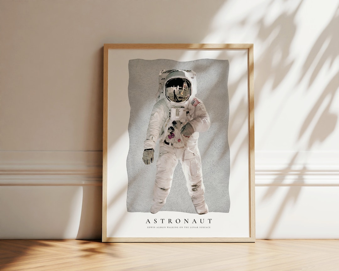 Astronaut Print Poster, Spaceman Poster, Science Space Educational Wall ...