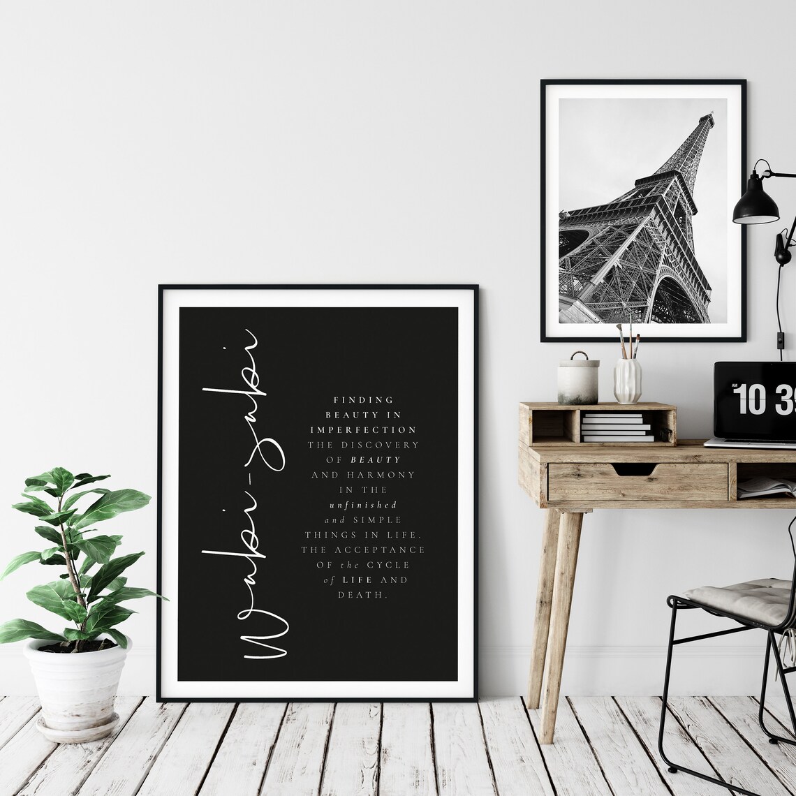 Wabi Sabi Définition Affiche inspirante Impression Etsy