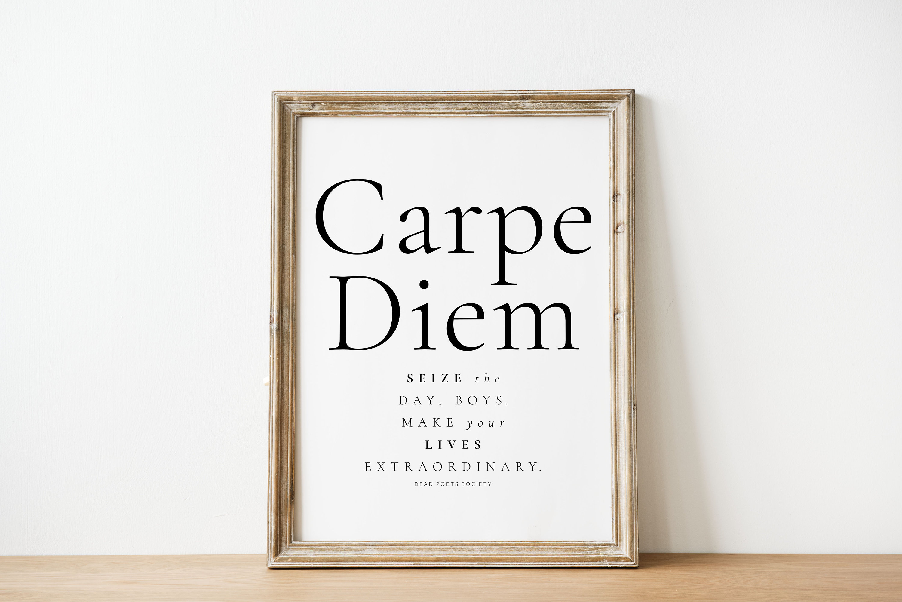 CARPE DIEM DEFINITION Meaning Carpe Diem Printable Wall Art Carpe Diem  Print Digital Download Print Instant Download 