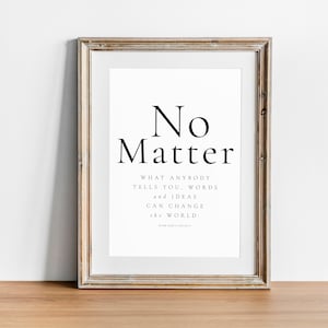 La società dei poeti morti, citazione del film La società dei poeti morti, arte della parete del film, poster con citazioni iconiche, regalo ispiratore, decorazione della parete del film ispiratore