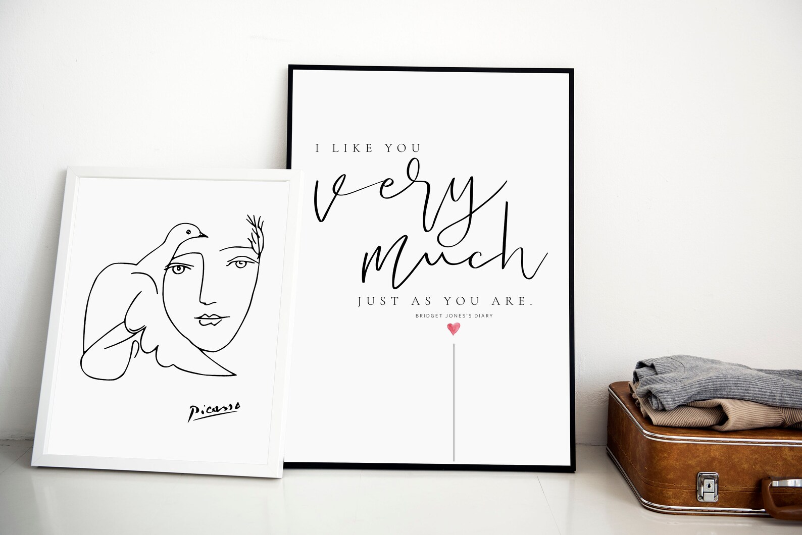 Bridget Jones I like you very much just as you are Love | Etsy