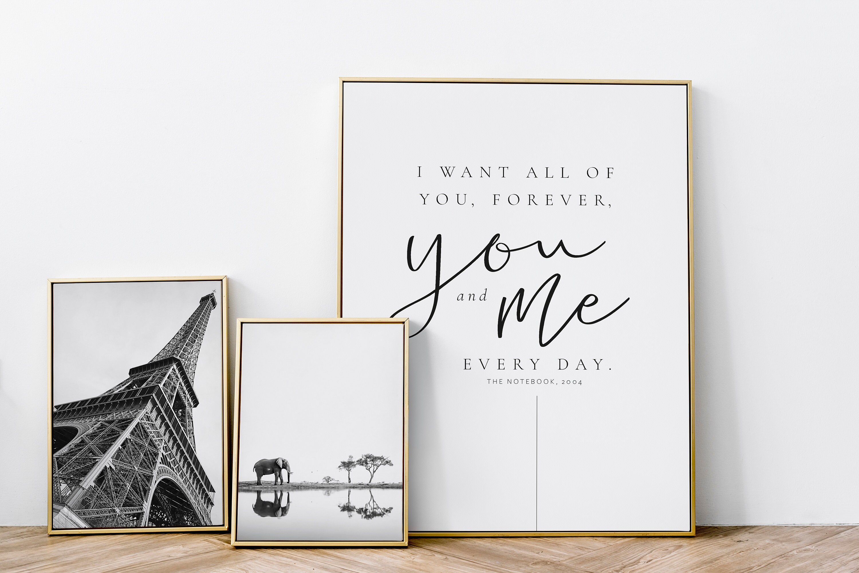 The notebook quote i want all of you forever you and me etsy