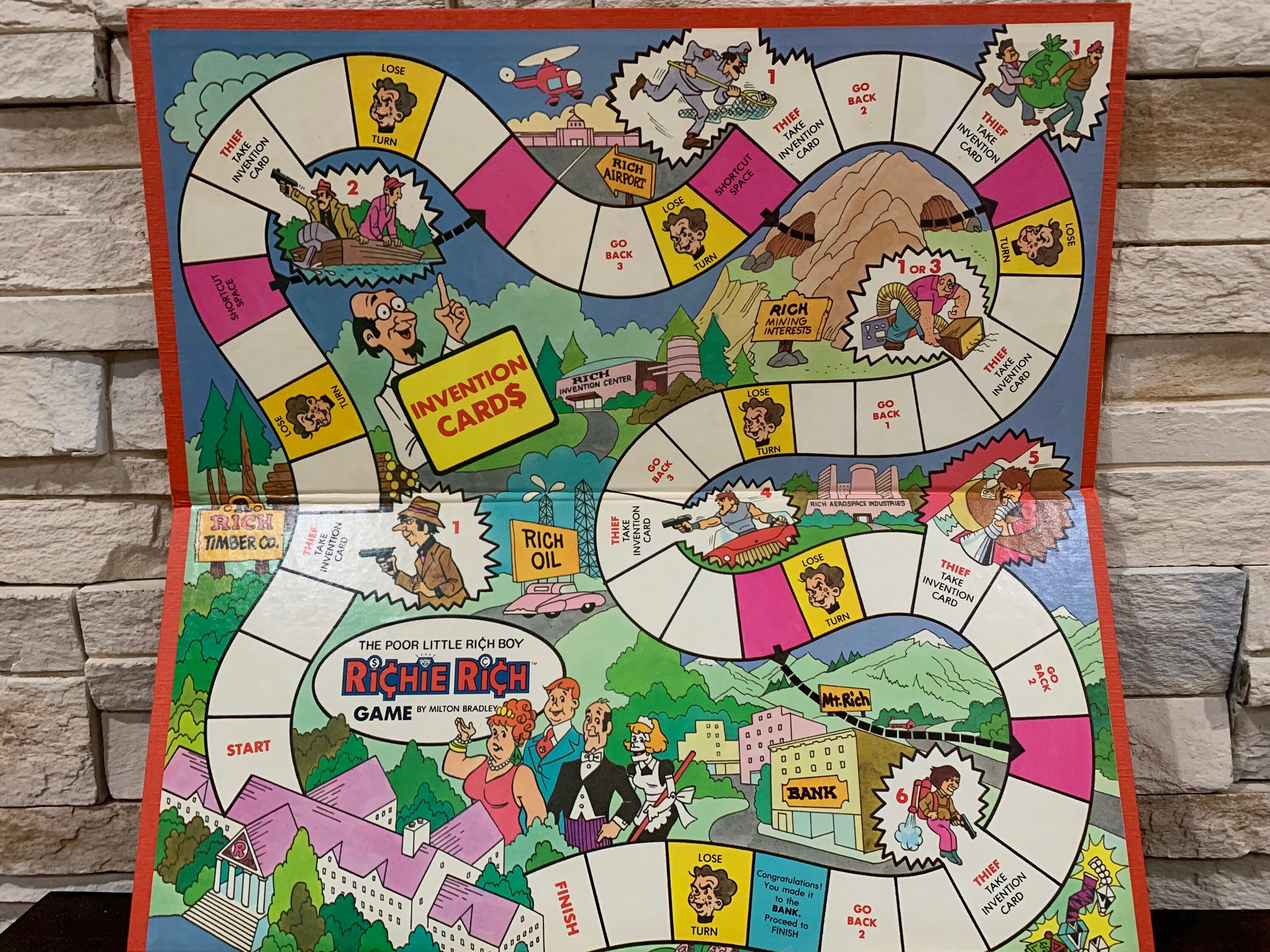 1982 Richie Rich board game Vintage Milton Bradley | Etsy