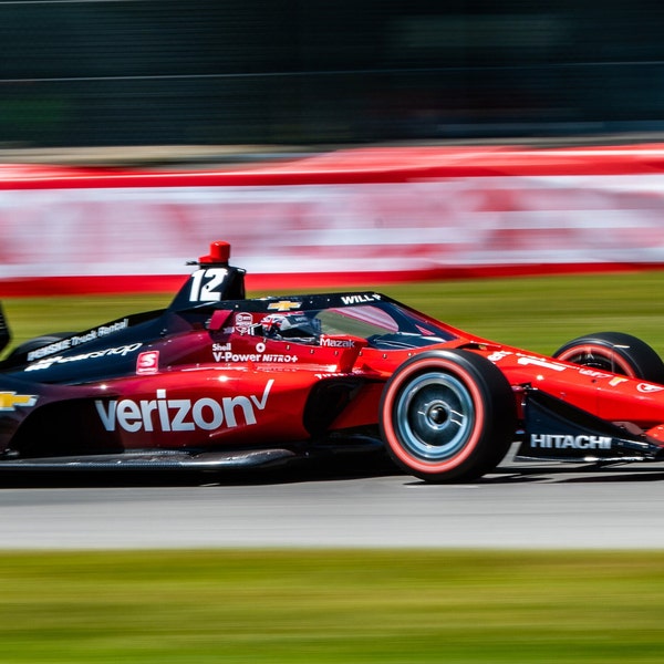 IndyCar Verizon Will Power Team Penske Photograph Wall Art Print