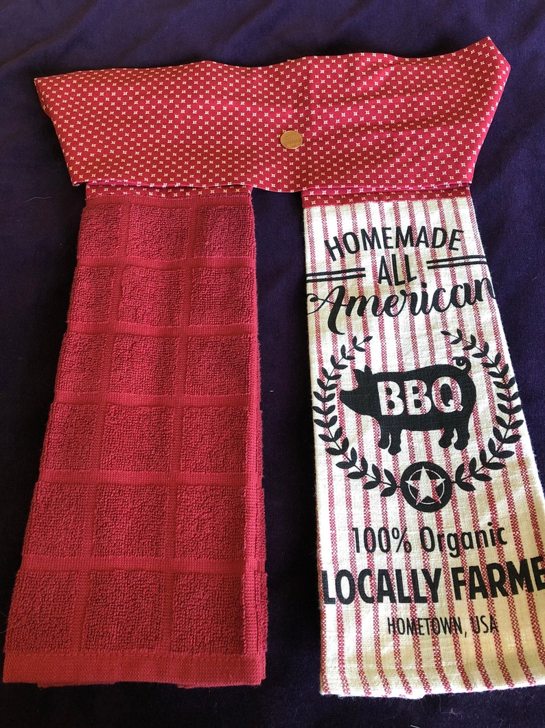 Kitchen boa scarf apron towel Etsy