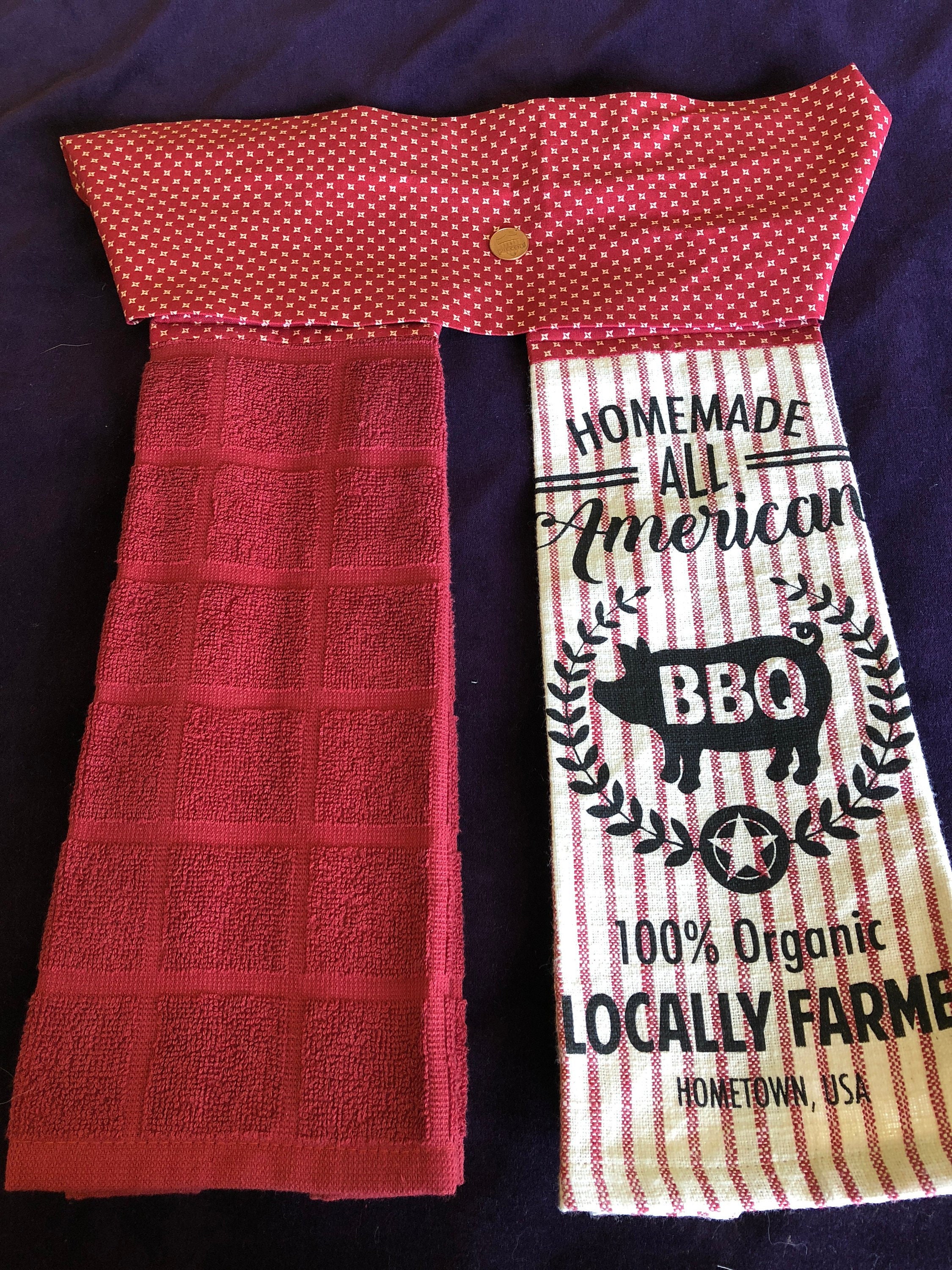 Kitchen boa scarf apron towel Etsy